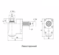 BR3018092572 VDI30 Радиальный сверлильный и фрезерный приводной блок со смещением, Evermore