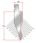 Пуансон LS12 35° AMADA