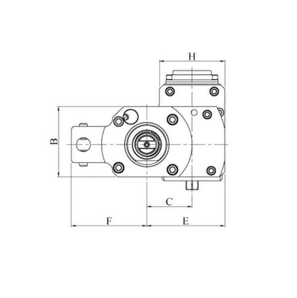 BR30180925.4C/3 VDI30 Радиальный приводной блок, Evermore