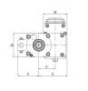 BR30548025.4C/3 VDI30 Радиальный приводной блок с дисковыми фрезами, Evermore