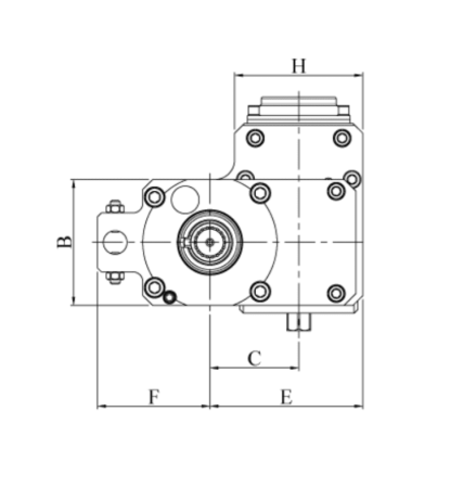 BR30548025.4C/3 VDI30 Радиальный приводной блок с дисковыми фрезами, Evermore